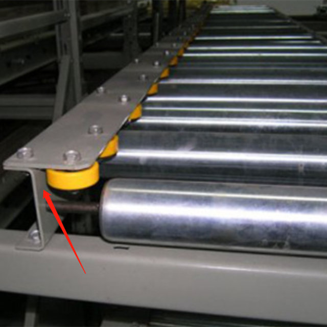 Estantería de paletas de flujo por gravedad de alta capacidad para servicio pesado para almacén