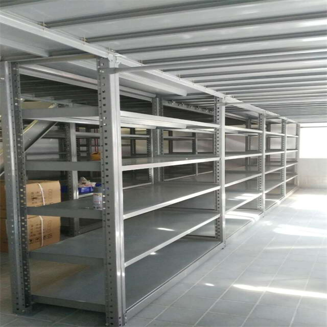 Estantería de servicio ligero de almacén de amplio espacio de acero ajustable